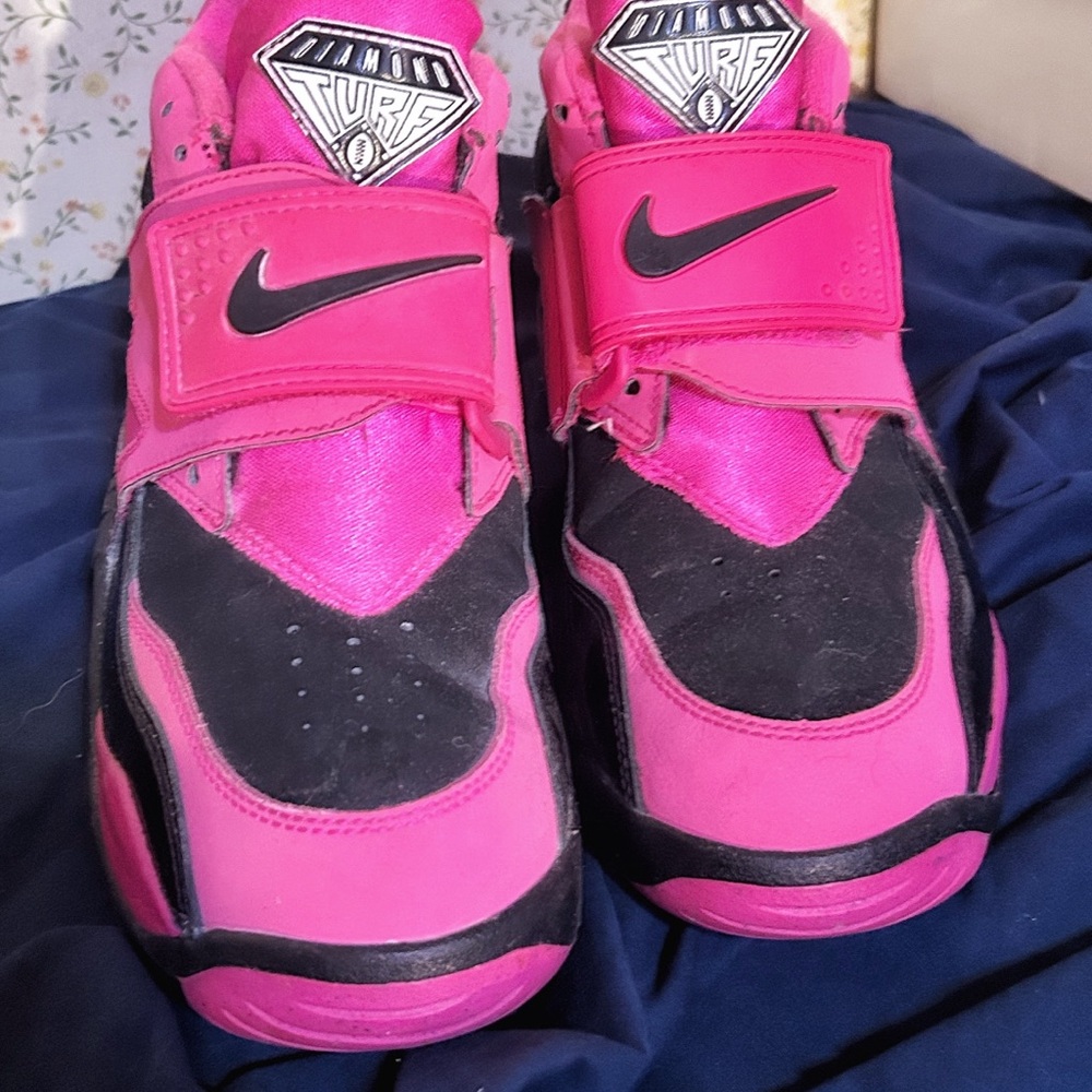 Nike Kids Pink and Black Shoes